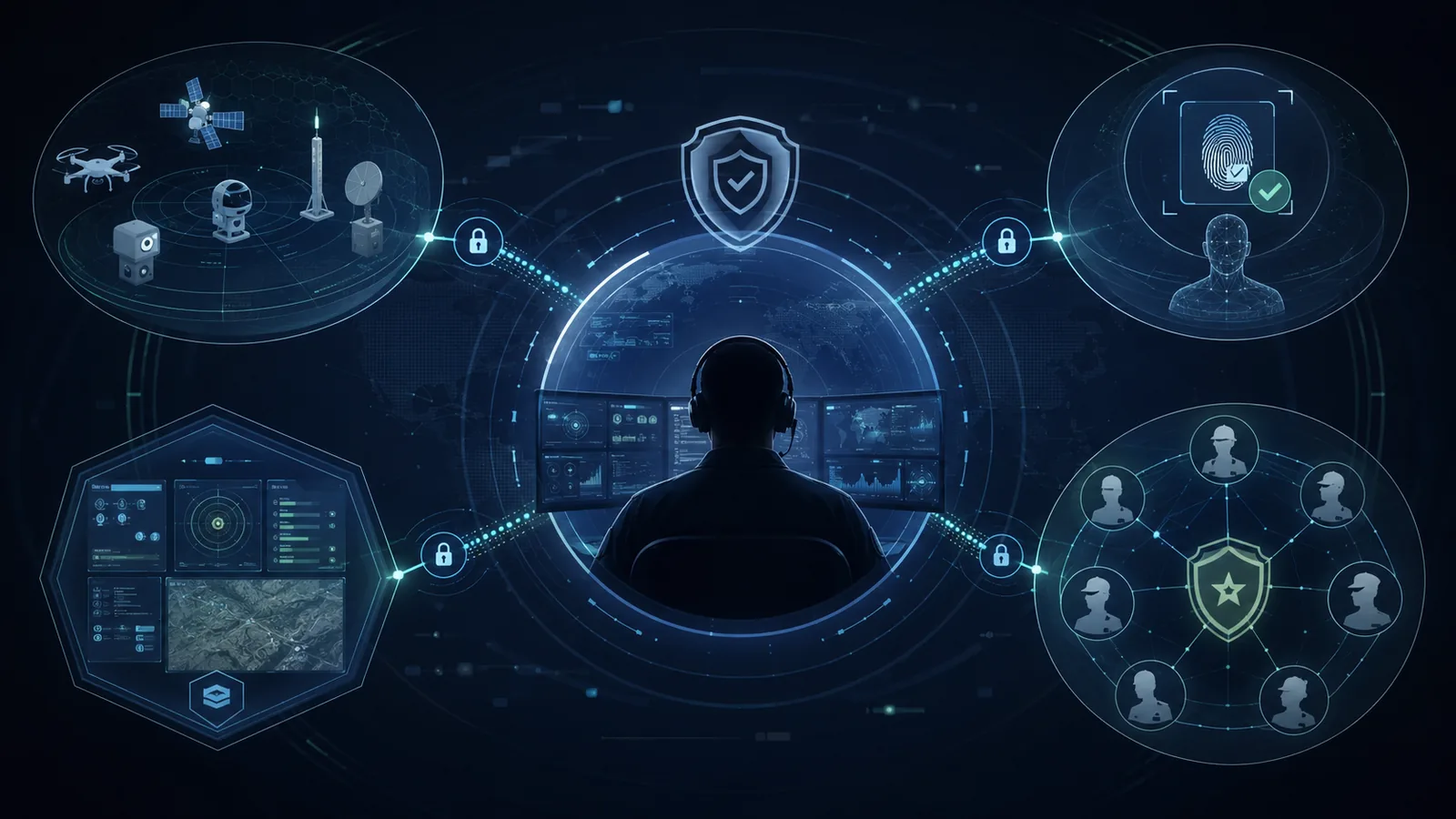 The MAC4 Electronics technology ecosystem spanning defence and enterprise systems.